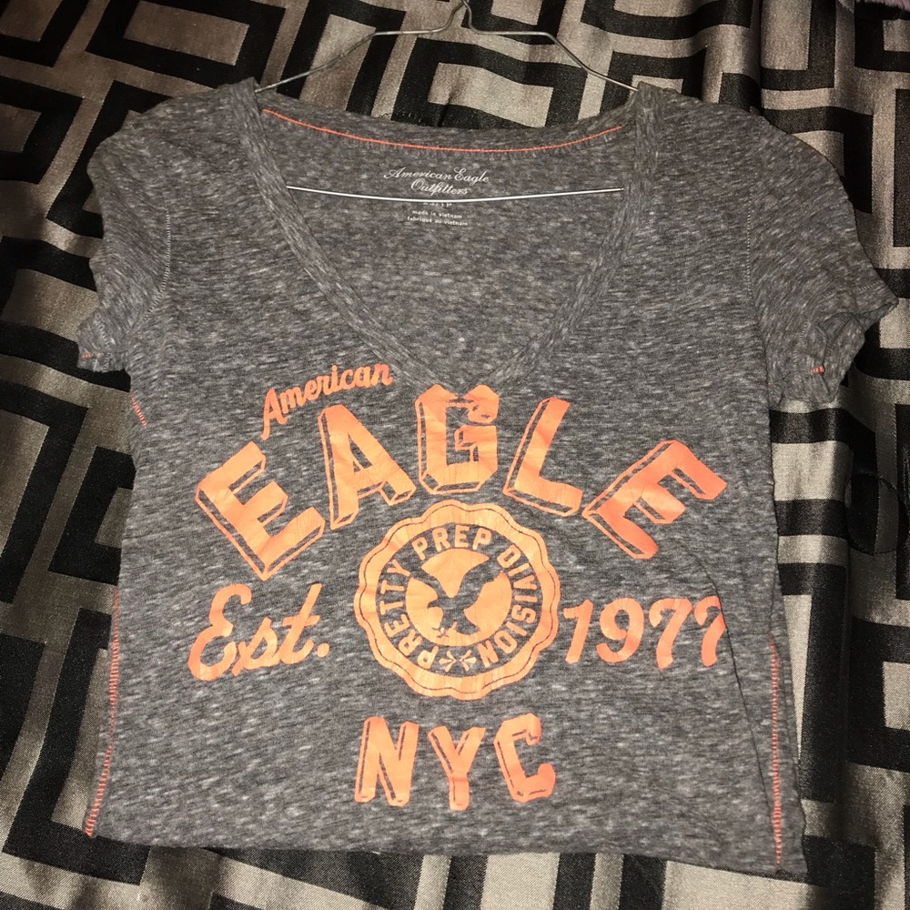 american eagle v neck shirt